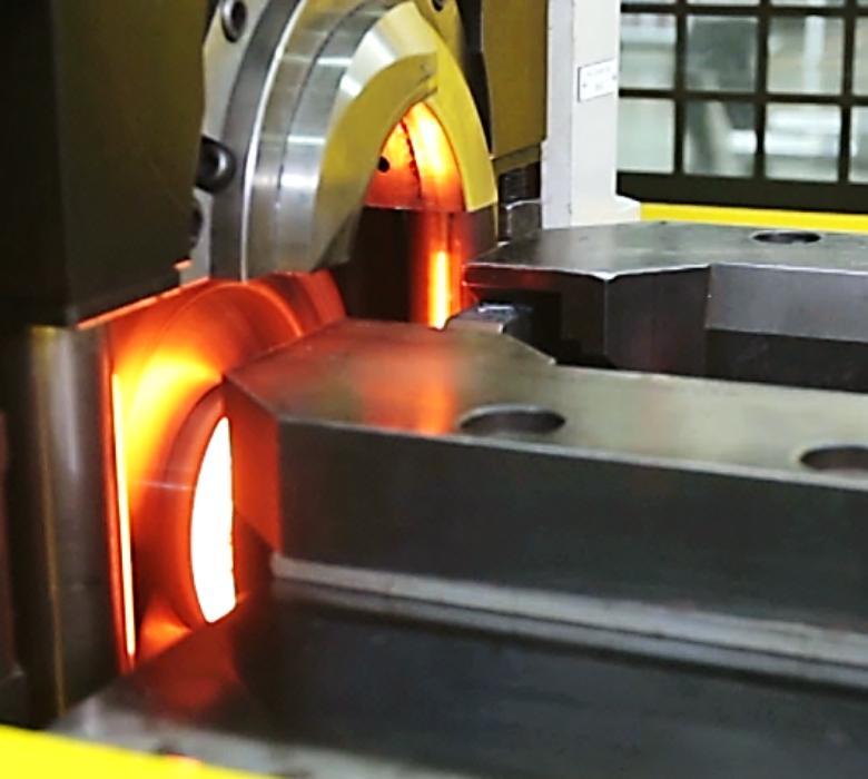 Hàn mối nối trục đầu thành phẩm